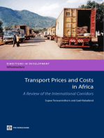 Transport Prices and Costs in Africa