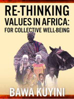 Re-Thinking Values in Africa: For Collective Wellbeing