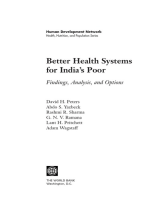 Better Health Systems for India's Poor