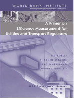 A primer on efficiency measurement for utilities and transport regulators 