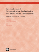 Information and Communication Technologies and Broad-Based Development