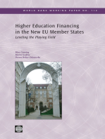 Higher Education Financing in the New EU Member States