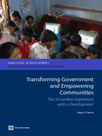 Transforming Government and Empowering Communities