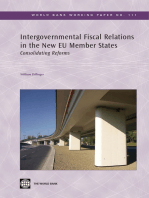 Intergovernmental Fiscal Relations in the New EU Member States