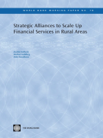 Strategic Alliances to Scale Up Financial Services in Rural Areas