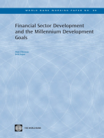 Financial Sector Development and the Millennium Development Goals