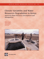 Climate Variability and Water Resources Degradation in Kenya