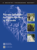 Private Solutions for Infrastructure in Rwanda