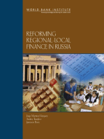 Reforming Regional-Local Finance in Russia