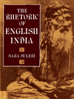 The Rhetoric of English India