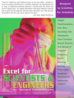 Excel for Scientists and Engineers