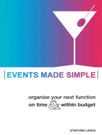 Events Made Simple: Organise Your Next Function On Time and Within Budget