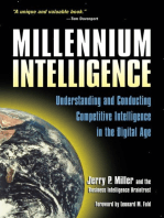 Millennium Intelligence: Understanding and Conducting Competitive Intelligence in the Digital Age