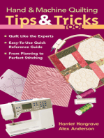 Hand & Machine Quilting Tips & Tricks Tool: Quilt Like the Experts Easy-to-Use Quick Reference Guide, From Planning to Perfect Stitching