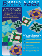 Quick & Easy Block Tool: 102 Rotary-Cut Quilt Blocks in 5 Sizes, Simple Cutting Charts, Helpful Reference, Tables