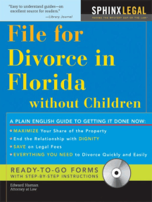 Read How To File For Divorce In Florida Without Children Online By Edward A Haman Books