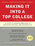 Making It into a Top College: 10 Steps to Gaining Admission to Selective Colleges and Universities