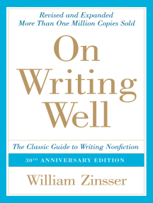 Read On Writing Well 30th Anniversary Edition Online By William Zinsser Books