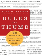 Rules of Thumb: How to Stay Productive and Inspired Even in the Most Turbulent Times