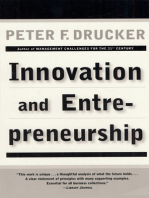 Innovation and Entrepreneurship