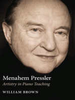 Menahem Pressler: Artistry in Piano Teaching