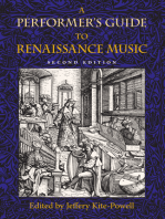 A Performer's Guide to Renaissance Music, Second Edition