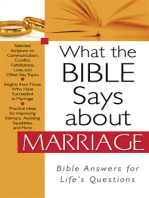 What the Bible Says about Marriage