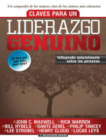 Claves para un liderazgo genuino: Influyendo naturalmente sobre las personas