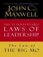 The Law of The Big Mo: Lesson 16 from The 21 Irrefutable Laws of Leadership