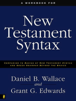 A Workbook for New Testament Syntax: Companion to Basics of New Testament Syntax and Greek Grammar Beyond the Basics