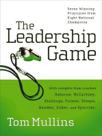 The Leadership Game: Winning Principles from Eight National Champions