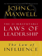 The Law of Influence: Lesson 2 from The 21 Irrefutable Laws of Leadership