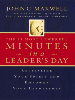 The 21 Most Powerful Minutes in a Leader's Day