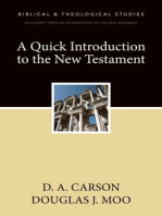 A Quick Introduction to the New Testament