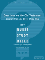 NIV, Questions on the Old Testament