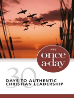 NIV, Once-A-Day: 30 Days to Authentic Christian Leadership
