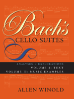 Bach's Cello Suites, Volumes 1 and 2: Analyses and Explorations