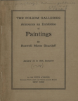 Roswell Morse Shurtleff Art Show 1914-The Folsom Galleries