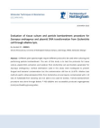 Evaluation of tissue culture and particle bombardment procedure for Sauropus androgynus and plasmid DNA transformation from Escherichia coli through alkaline lysis.