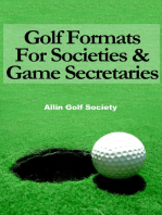Golf Formats For Societies & Game Secretaries