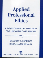 Applied Professional Ethics: A Developmental Approach for Use With Case Studies