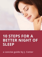 Ten Steps to Better Sleep (and Tips for Insomnia): A Concise Guide