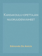 Kansakoulu-opettajan nuoruudenvaiheet