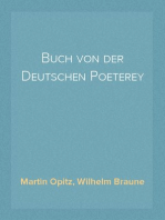 Buch von der Deutschen Poeterey