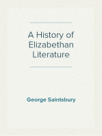 A History of Elizabethan Literature