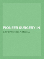 Pioneer Surgery in Kentucky
A Sketch