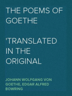 The Poems of Goethe
Translated in the original metres