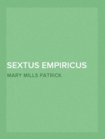 Sextus Empiricus and Greek Scepticism