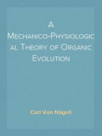 A Mechanico-Physiological Theory of Organic Evolution