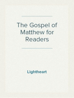 The Gospel of Matthew for Readers